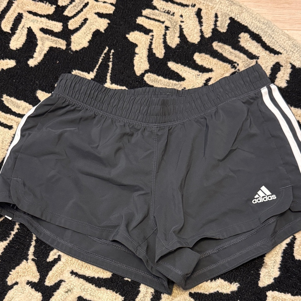 Adidas Women's Dark Gray Athletic Shorts
